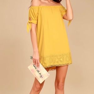 “Moment In The Sun” Off the Shoulder Dress
